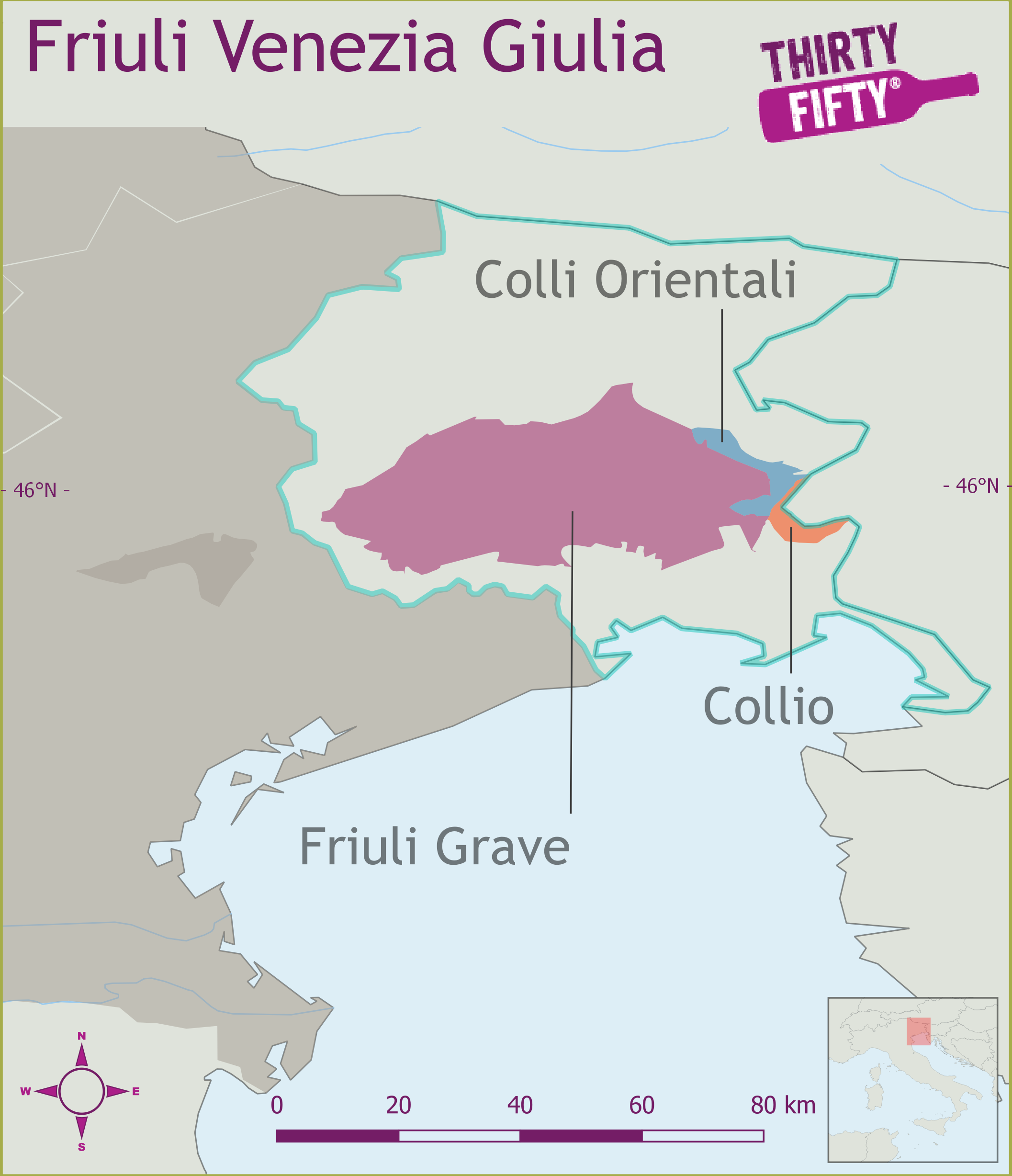 Wine Region Map